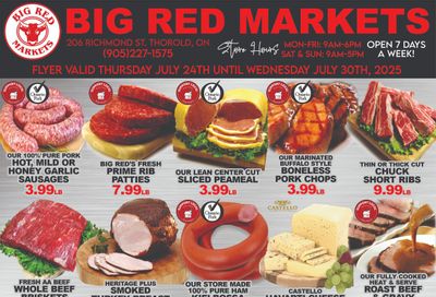 Big Red Markets Flyer July 24 to 30