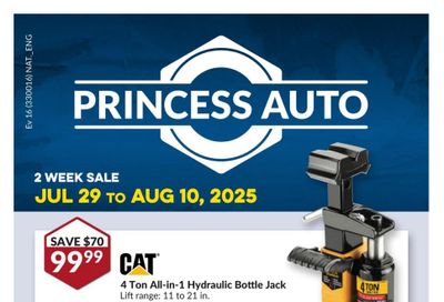 Princess Auto Flyer July 29 to August 10