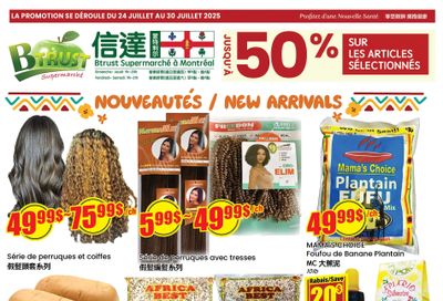 Btrust Supermarket (Montreal) Flyer July 24 to 30
