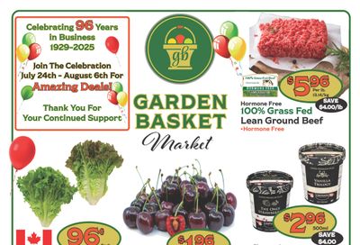 The Garden Basket Flyer July 24 to 30