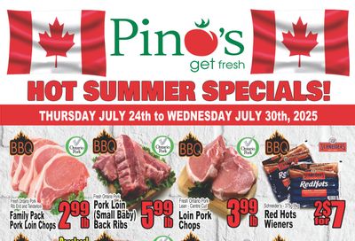Pino's Flyer July 24 to 30