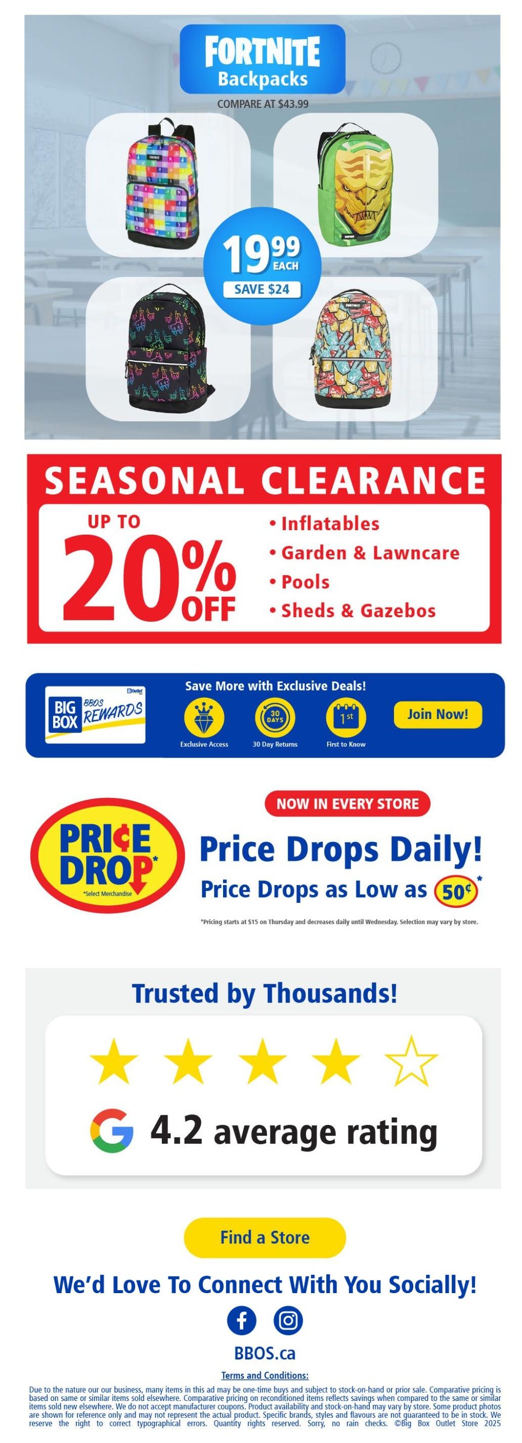 Big Box Outlet Store Flyer July 24 to August 6