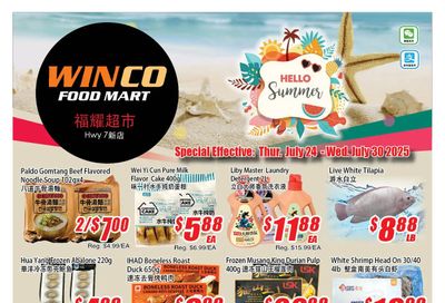 WinCo Food Mart (HWY 7) Flyer July 24 to 30