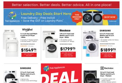 Trail Appliances (BC) Flyer July 24 to 27