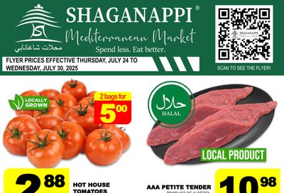 Shaganappi Mediterranean Market Flyer July 24 to 30