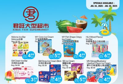 Kings Fair Supermarket Flyer July 25 to 31