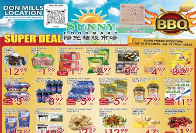 Sunny Foodmart (Don Mills) Flyer July 25 to 31