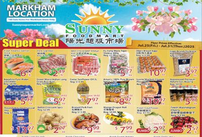 Sunny Foodmart (Markham) Flyer July 25 to 31