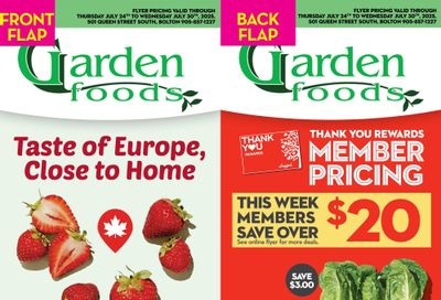 Garden Foods Flyer July 24 to 30