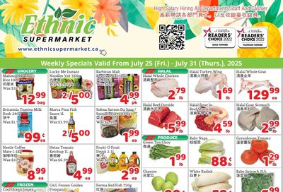 Ethnic Supermarket (Milton) Flyer July 25 to 31