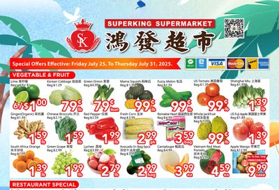 Superking Supermarket (North York) Flyer July 25 to 31