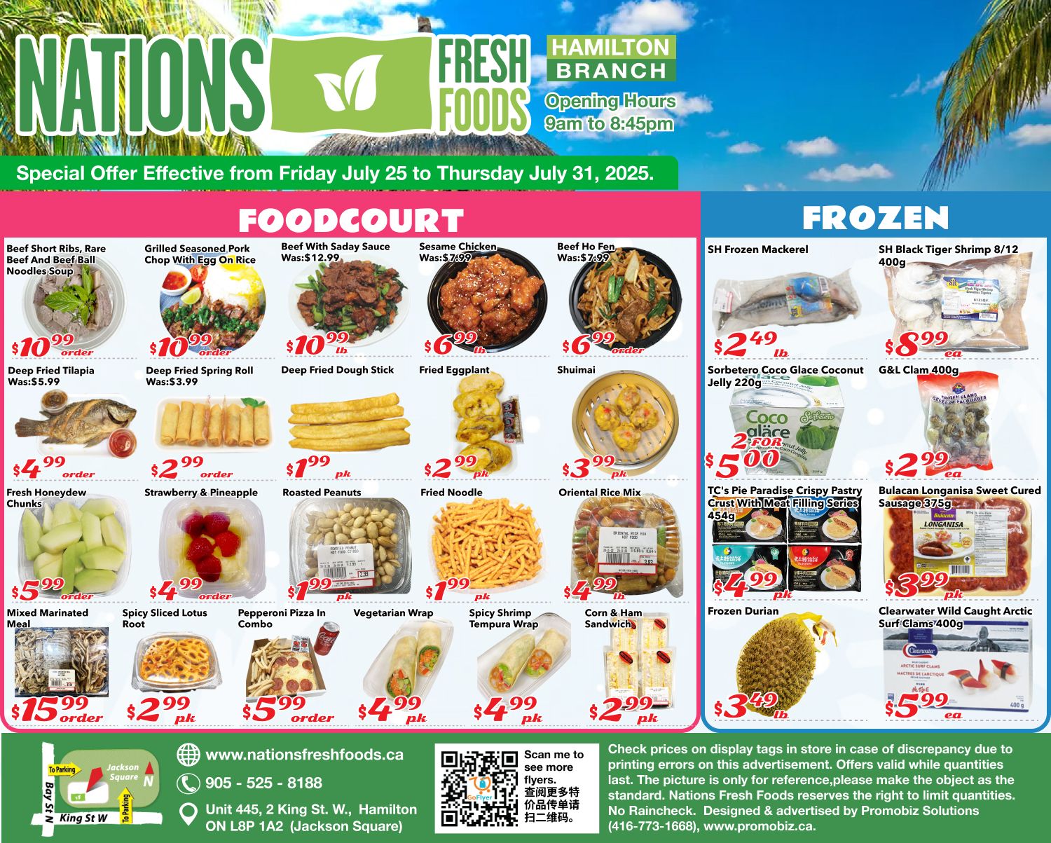 Nations Fresh Foods (Hamilton) Flyer July 25 to 31