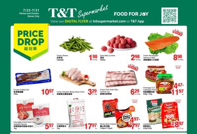 T&T Supermarket (Ottawa & Kanata) Flyer July 25 to 31