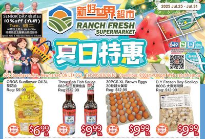 Ranch Fresh Supermarket Flyer July 25 to 31