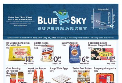 Blue Sky Supermarket (Pickering) Flyer July 25 to 31