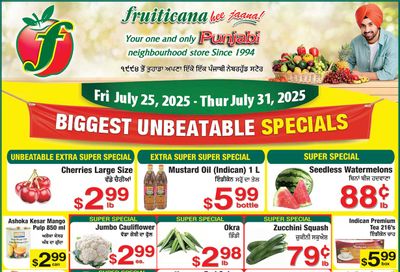 Fruiticana (Edmonton) Flyer July 25 to 31