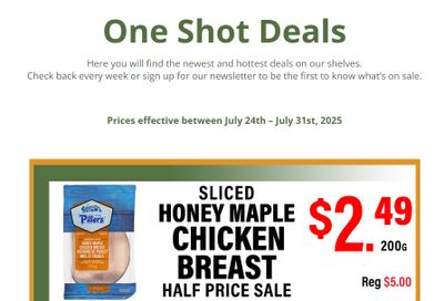 Country Traditions One-Shot Deals Flyer July 24 to 31