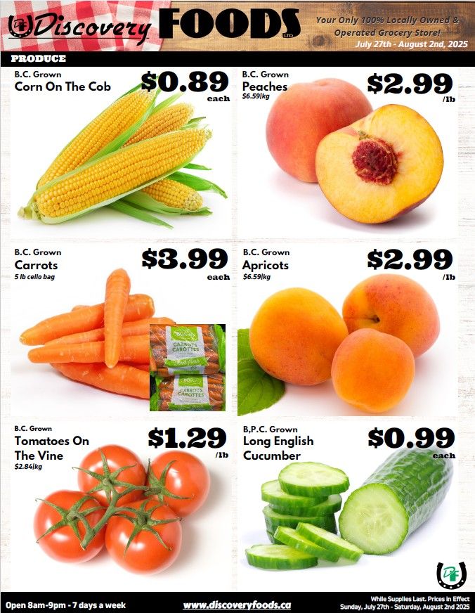 Discovery Foods Flyer July 27 to August 2