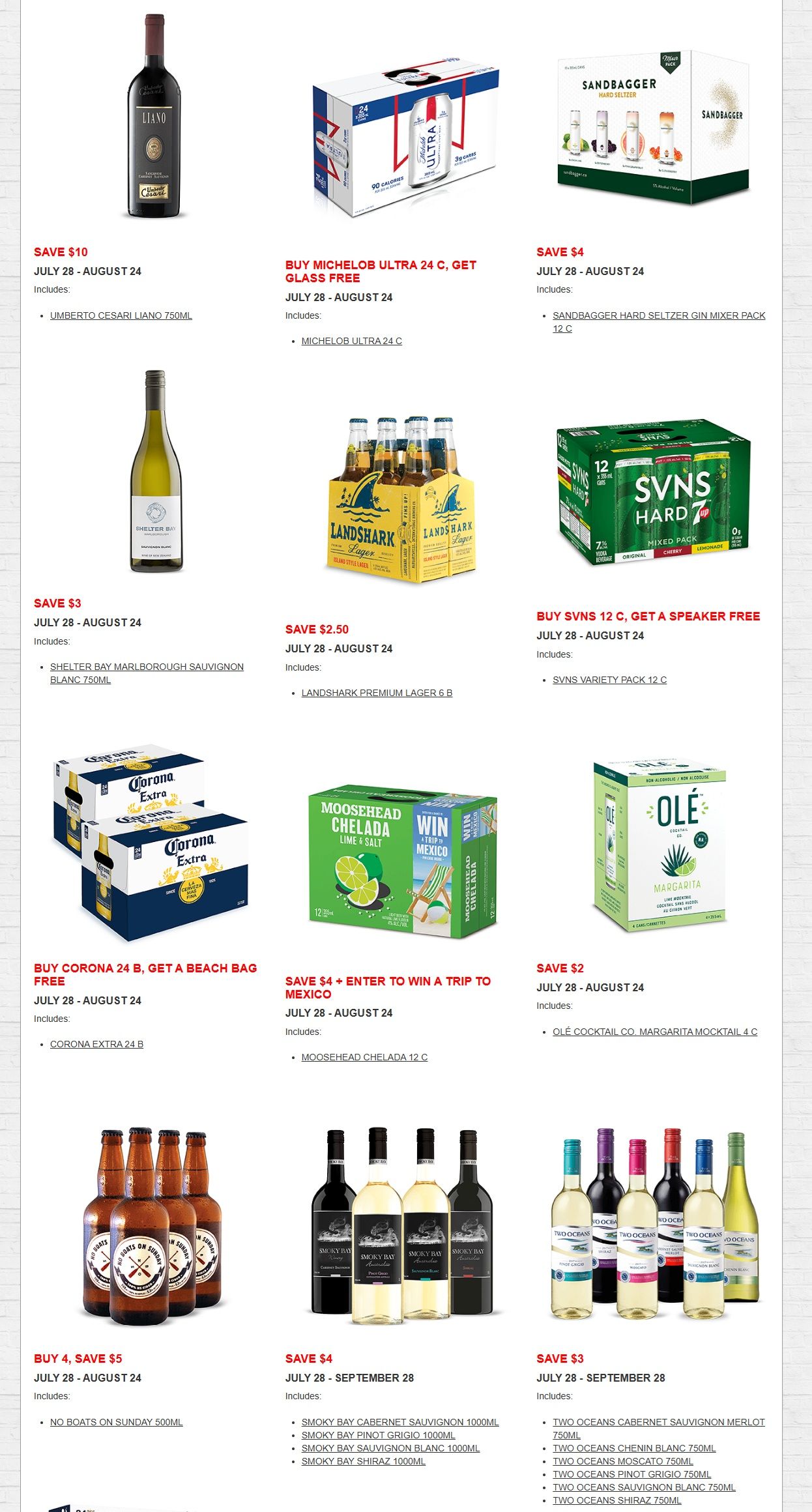 ANBL Hot Deals Flyer July 28 to September 28