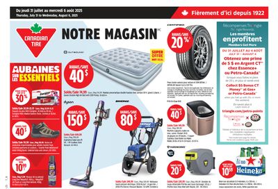 Canadian Tire (QC) Flyer July 31 to August 6