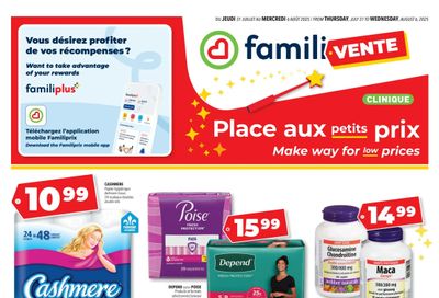 Familiprix Clinique Flyer July 31 to August 6