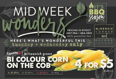 The Root Cellar Mid-Week Flyer July 29 and 30 The Root Cellar Mid-Week Flyer July 29 and 30