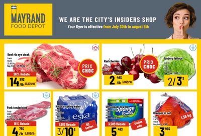 Mayrand Flyer July 30 to August 5 Mayrand Flyer July 30 to August 5