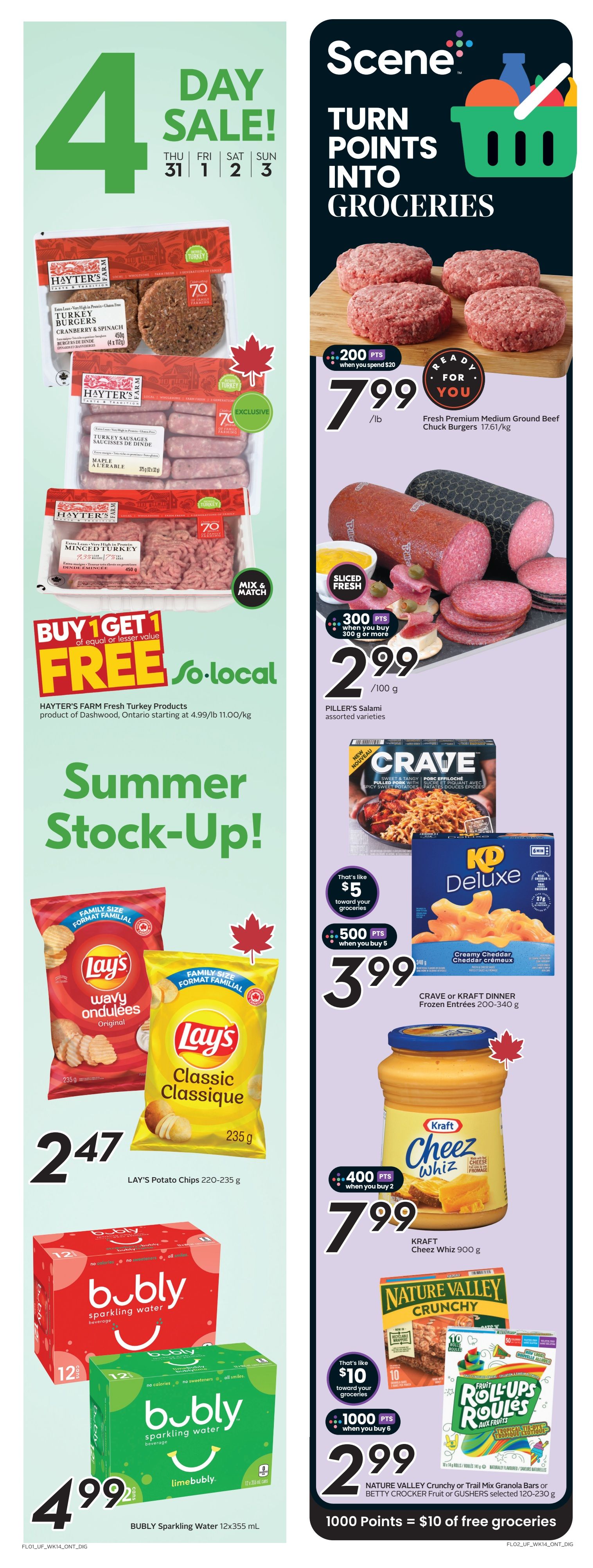 Sobeys Urban Fresh Flyer July 31 to August 6