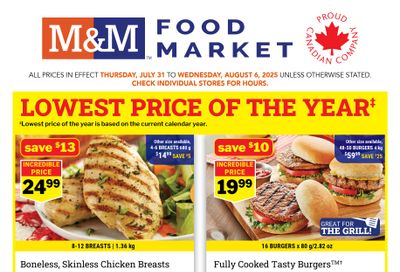 M&M Food Market (Atlantic, ON & West) Flyer July 31 to August 6