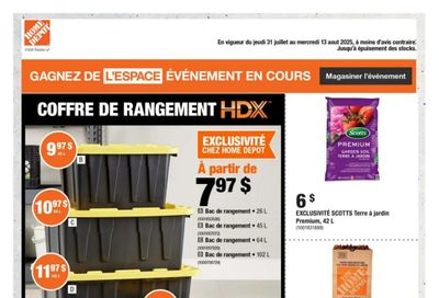 Home Depot (QC) Flyer July 31 to August 13