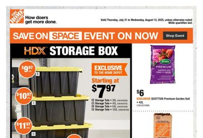 Home Depot (BC) Flyer July 31 to August 13