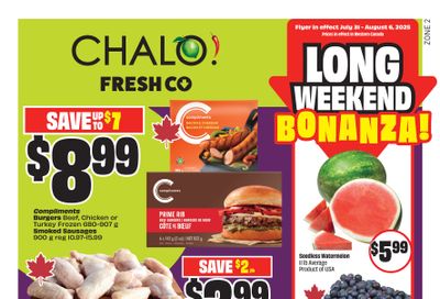 Chalo! FreshCo (West) Flyer July 31 to August 6