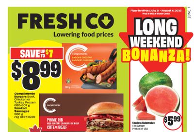 FreshCo (West) Flyer July 31 to August 6