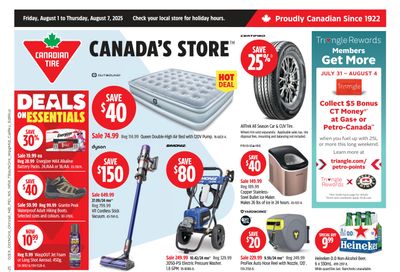 Canadian Tire (ON) Flyer August 1 to 7