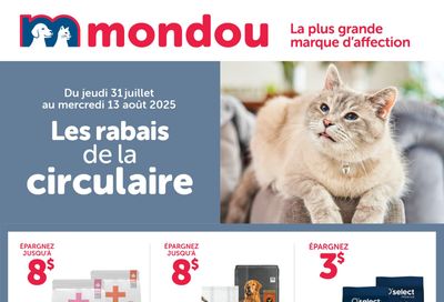 Mondou Flyer July 31 to August 13