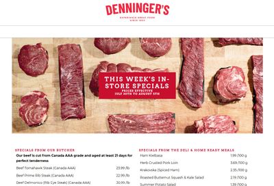 Denninger's Weekly Specials July 30 to August 5