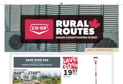 Co-op (West) Rural Routes Flyer July 31 to August 13 Co-op (West) Rural Routes Flyer July 31 to August 13