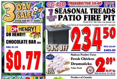 Fredericton Co-op Flyer July 31 to August 6