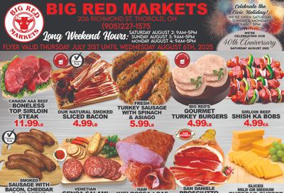Big Red Markets Flyer July 31 to August 6