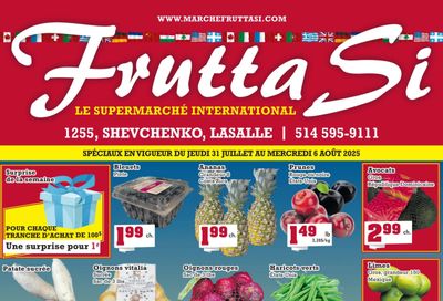 Frutta Si Flyer July 31 to August 6