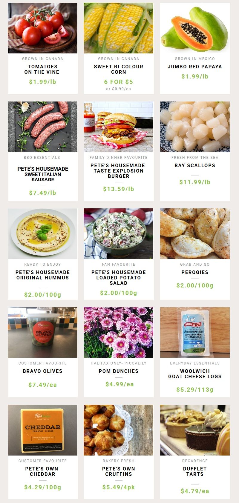 Pete's Fine Foods Flyer July 31 to August 6