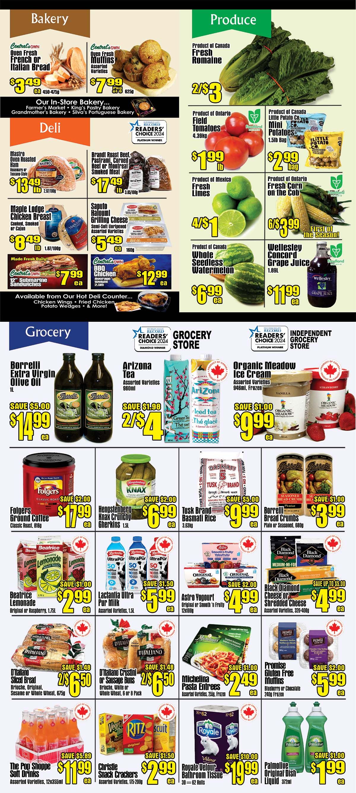 Central Fresh Market Flyer July 31 to August 7