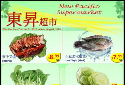 New Pacific Supermarket Flyer July 31 to August 4