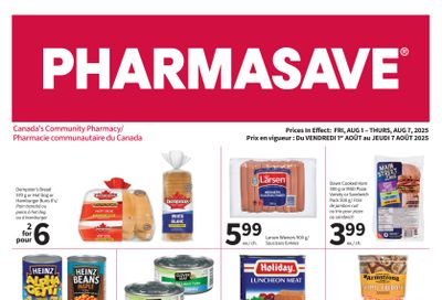 Pharmasave (NB) Flyer August 1 to 7