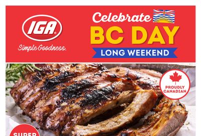 IGA Stores of BC Flyer August 1 to 7