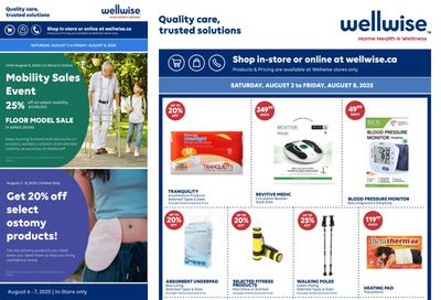 Wellwise By Shoppers Flyer August 2 to 8