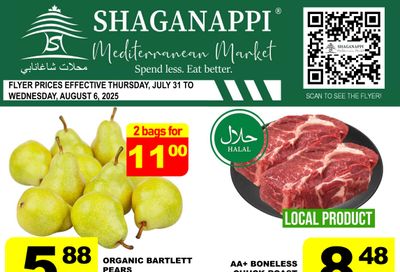 Shaganappi Mediterranean Market Flyer July 31 to August 6
