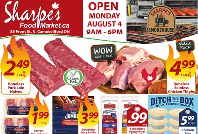 Sharpe's Food Market Flyer July 31 to August 6