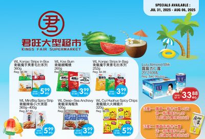 Kings Fair Supermarket Flyer July 31 to  August 6