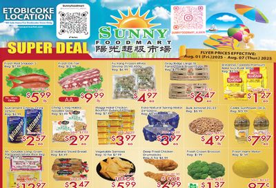 Sunny Foodmart (Etobicoke) Flyer August 1 to 7 Sunny Foodmart (Etobicoke) Flyer August 1 to 7
